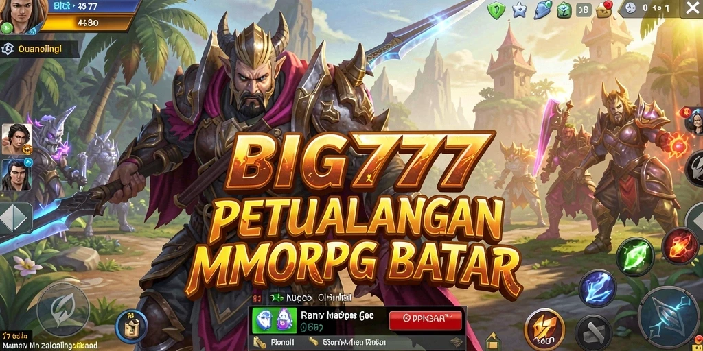 Tampilan gameplay <strong>BIG777</strong> yang menarik dalam dunia MMORPG penuh petualangan.