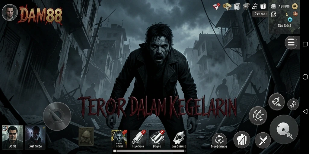 Gameplay menakutkan dari DAM88 dengan atmosfer kegelapan.