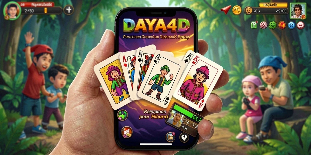 Gameplay menarik dan seru dari permainan Domino DAYA4D.