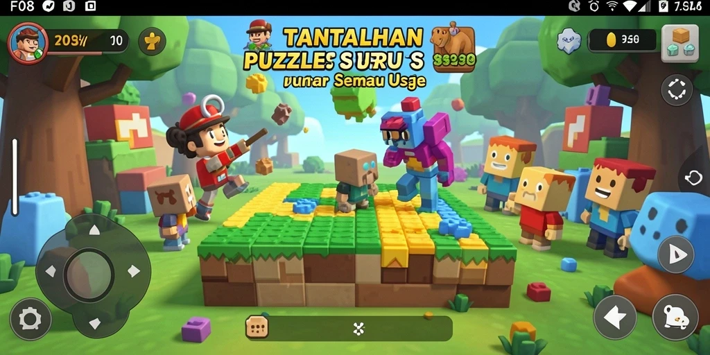 Gameplay F08 menawarkan pengalaman Puzzle yang menyenangkan dan menantang.