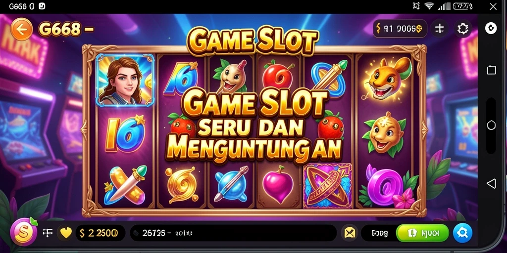 Tampilan gameplay G668 dengan fitur Slot yang menarik.
