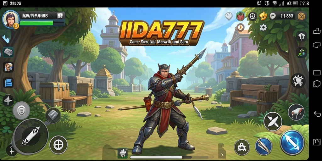 Tampilan gameplay interaktif dan menarik dari IDA777.