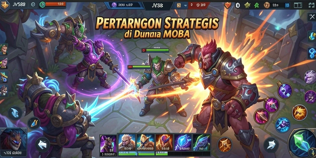 Gameplay seru JVS88 dengan pertarungan strategis yang mendebarkan.