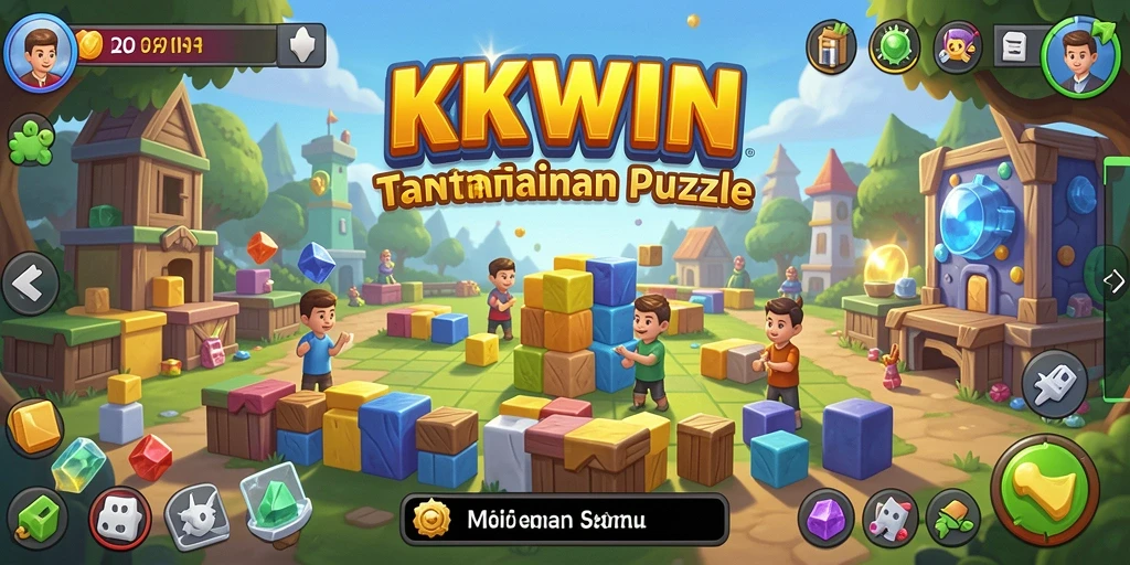 Tampilan gameplay menarik dari <strong>KKWIN</strong> dengan berbagai tantangan puzzle.