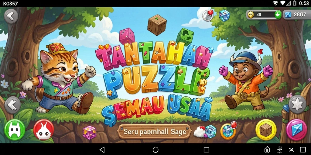 Tampilan gameplay menarik dan menantang di KO857.