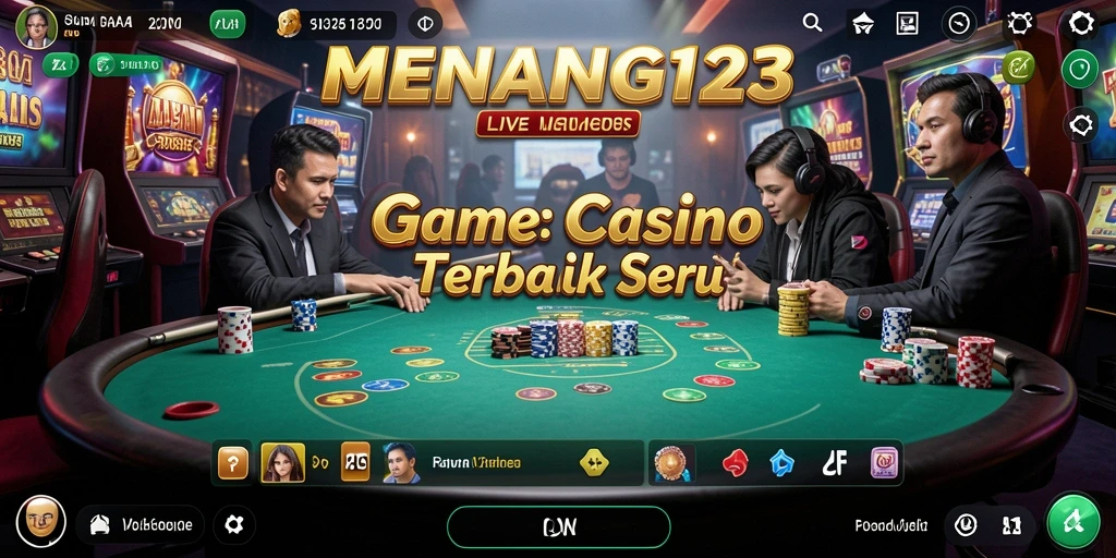 Tampilan gameplay Live Casino yang seru dan menarik di MENANG123.