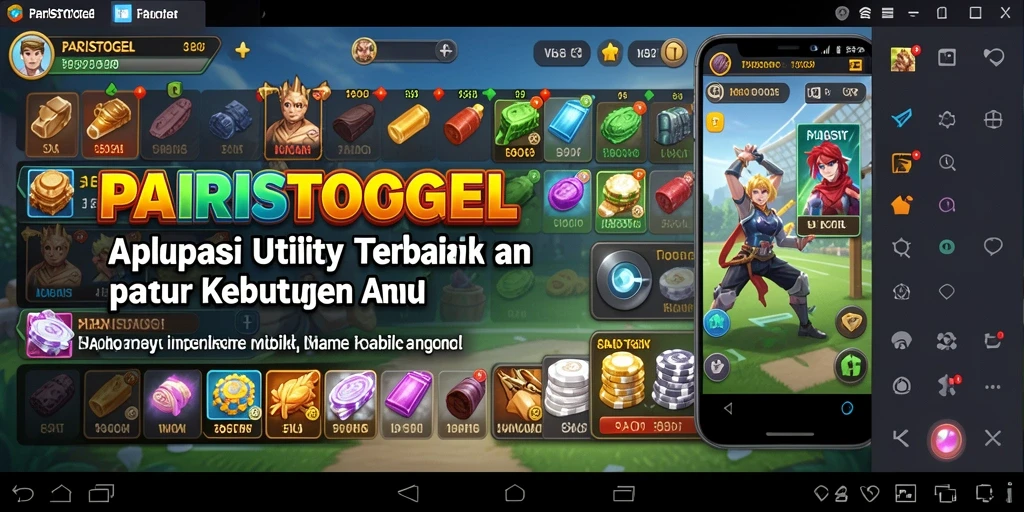 Tampilan utama aplikasi PARISTOGEL yang intuitif dan fungsional.