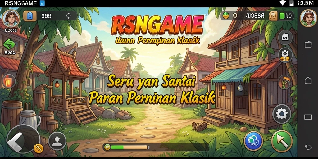 Tampilan gameplay seru RSNGAME yang menarik dan interaktif.