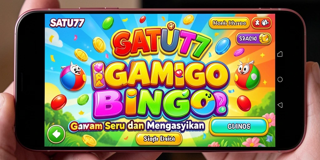 Screenshot gameplay SATU77 menampilkan suasana bingo yang menegangkan.