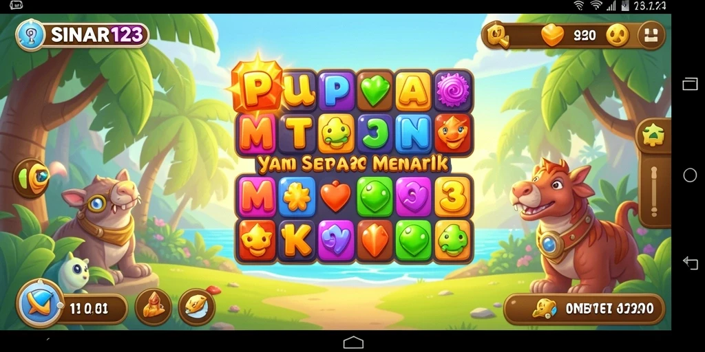 Tangkap momen seru gameplay Match-3 di SINAR123.