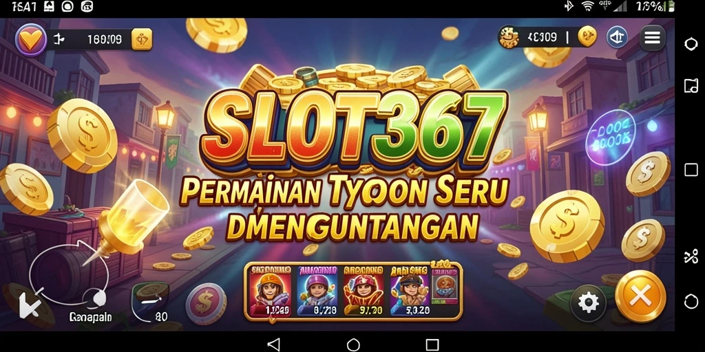 Tampilan gameplay SLOT367 yang menarik dalam pengelolaan bisnis.