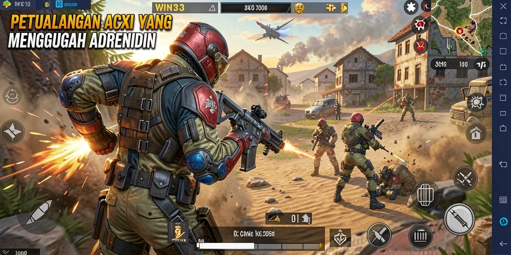 Tampilan gameplay seru dari WIN33 dengan aksi yang mendebarkan.
